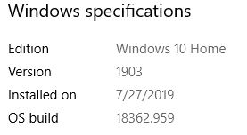 w10 specs